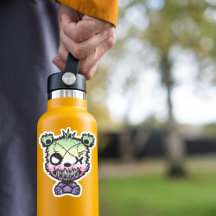 Goth Genderfade Pride Flag farbiger Bär