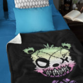 Goth Genderfade Pride Flag farbiger Bär Sherpadecke