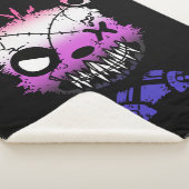 Goth Genderfluid Pride Flag farbiger Bär Sherpadecke (3/4)