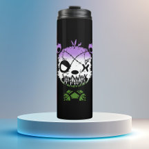 Goth Genderqueer Pride Flag farbiger Bär