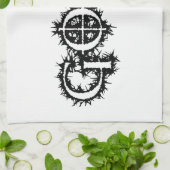 Goth Geschirrtuch (Gefaltet)