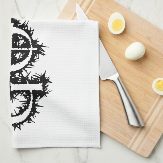 Goth Geschirrtuch (Viertel Falte)