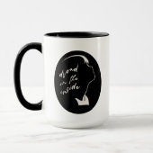 Goth Girl Aesthetic Dread Inside Dead Ghost Girl Tasse (Links)