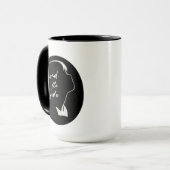 Goth Girl Aesthetic Dread Inside Dead Ghost Girl Tasse (Vorderseite Links)