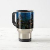 Goth Girl and Dragon Travel Mug Reisebecher (Vorderseite Links)