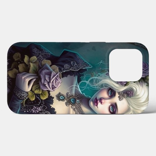 Goth Girl Art iPhone Fälle Case-Mate iPhone Hülle (Rückseite (Horizontal))