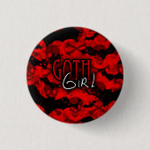 Goth Girl Button (Vorderseite)
