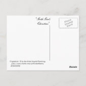 Goth Girl : "Christine" Postkarte (Rückseite)