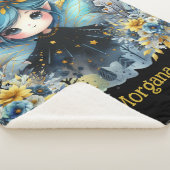 Goth Girl Custom Deco Geschenk Kawaii Chibi Sherpadecke (3/4)