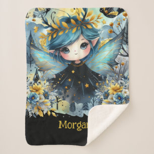Goth Girl Custom Deco Geschenk Kawaii Chibi Sherpadecke