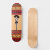 GOTH GIRL FUNKY SKATEBOARD FÜR SIE (Vorderseite)