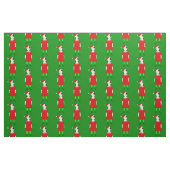 Goth-Girl Gothic-Weihnachten gruselig Stoff (Fat Quarter (45,7 x 55,9 cm))