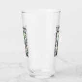 Goth Girl Green Eyes Hat Tätowierung Zeckenrahmen Glas (Links)