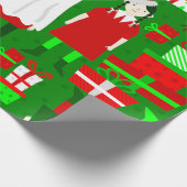 Goth Girl halloween Weihnachtsghost Geschenkpapier (Ecke)