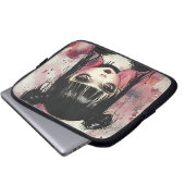 Goth Girl Laptopschutzhülle (Vorne Knopf)