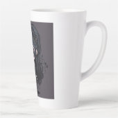 Goth Girl Latte Tasse (Rechts)