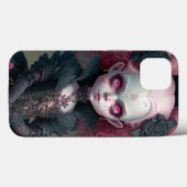 Goth Girl Pink Black Creepy Niedlich Case-Mate iPhone Hülle (Rückseite (Horizontal))
