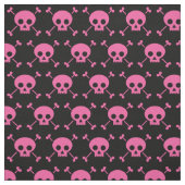 Goth Girl Pink Black Skulls Muster Cool Stoff (Muster)