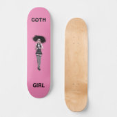 GOTH GIRL PINK GIRLS SKATEBOARD (Vorderseite)