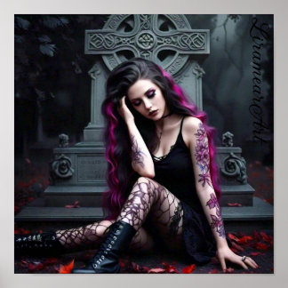 Goth Girl Poster