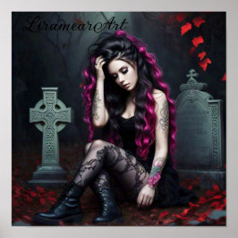 Goth Girl Poster