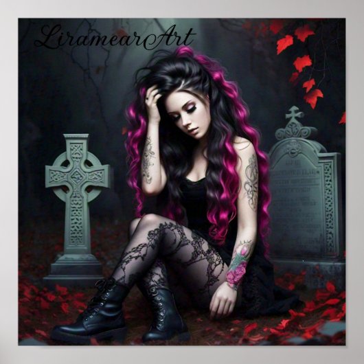 Goth Girl Poster (Vorne)
