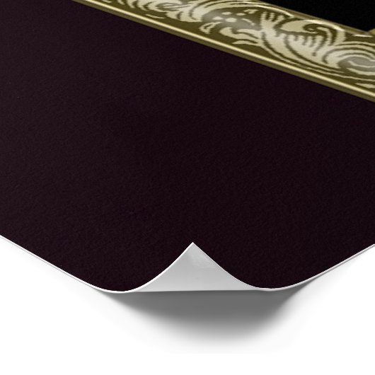 Goth Girl Poster (Ecke)