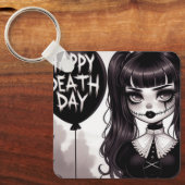 Goth Girl Schlüsselanhänger (Vorderseite)