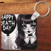 Goth Girl Schlüsselanhänger (Rückseite)