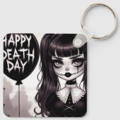 Goth Girl Schlüsselanhänger (Rückseite)