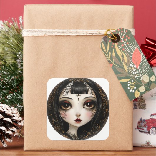 Goth Girl Stickers (Feiertag)