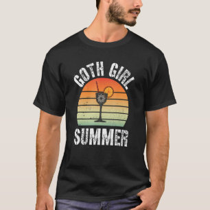 Goth Girl Summer Ästhetik Soft Grunge Punk Pentag T-Shirt