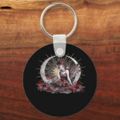 Goth Girl Whimsigoth Classic Schlüsselanhänger (Vorderseite)
