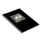Goth Girl Whimsigoth Fairy Oversized Notizblock (Rechte Seite)