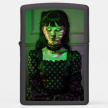 Goth Girl Zippo Lighter