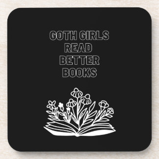 Goth-Girls lesen bessere Bücher Getränkeuntersetzer