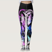 Goth Girly Baphomet Leggings (Vorderseite)