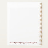 Goth Glam Vamp Lip Planner Planer (Rückseite)