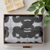 Goth Goddess Portrait Original Art Black White Seidenpapier (Geschenk)