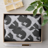 Goth Goddess Portrait Originelle Kunst Schwarz-wei Seidenpapier (Geschenk)