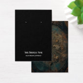 Goth Gothic Spiderweb Earring Display Card (Schreibtisch)