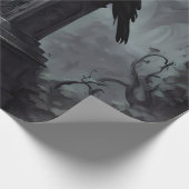 Goth Graveyard Theme Geschenkpapier (Ecke)