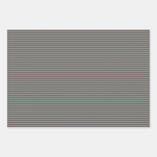 Goth Green Skulls and Stripes Halloween Geschenkpapier Set (Vorderseite 2)