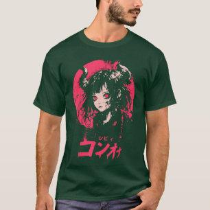 Goth-Grunge-Dämonen-Anime-Girl-Waifu-Horror-Alt-Äs T-Shirt
