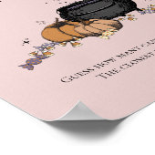 Goth Guess Wie viele Candies Baby Duschgame Poster (Ecke)