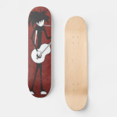 Goth Guitarist Skateboard (Vorderseite)