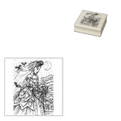 GOTH HALLOWEEN BRIDE, BVT VEIL, BOUQUET DER SKULLS GUMMISTEMPEL (Stempel)