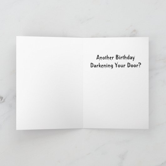 Goth Halloween Karte (Innenseite)