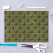 Goth Halloween Skulls Seidenpapier (Handwerk)