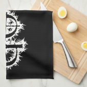 Goth Handtuch (Viertel Falte)